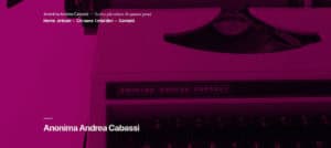 Ciao Ciao grafica 2019 di Anonima Andrea Cabassi 80 Header Anonima Andrea Cabassi 2019